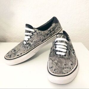 VANS Moon Surface Print Lace up Sneakers M6.5 W8